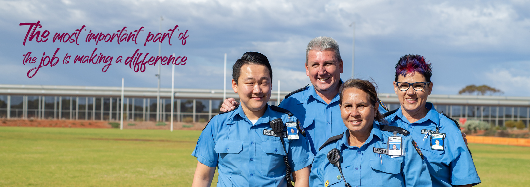 a group of prison officers