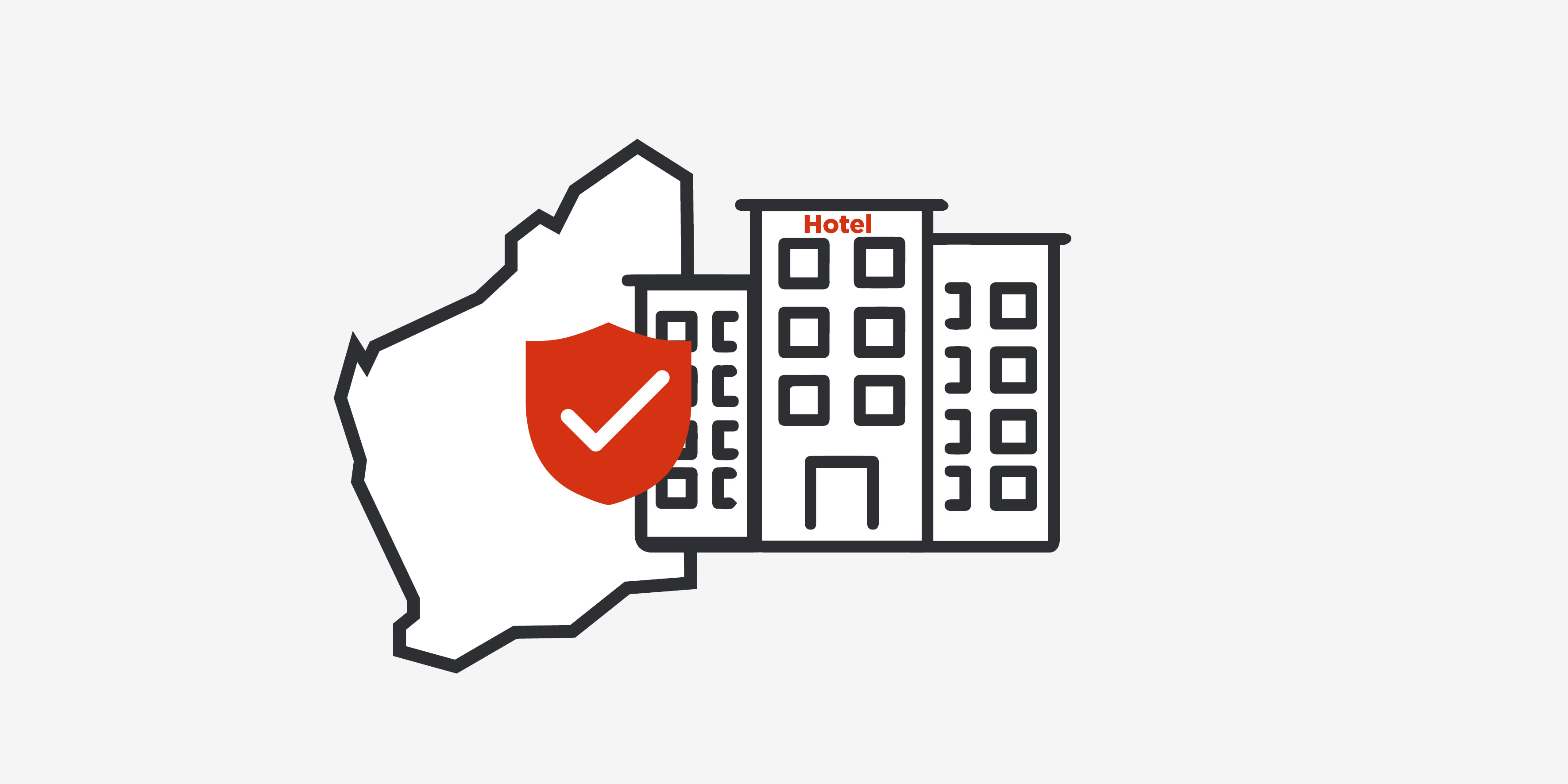 A graphic showing strengthened hotel quarantine