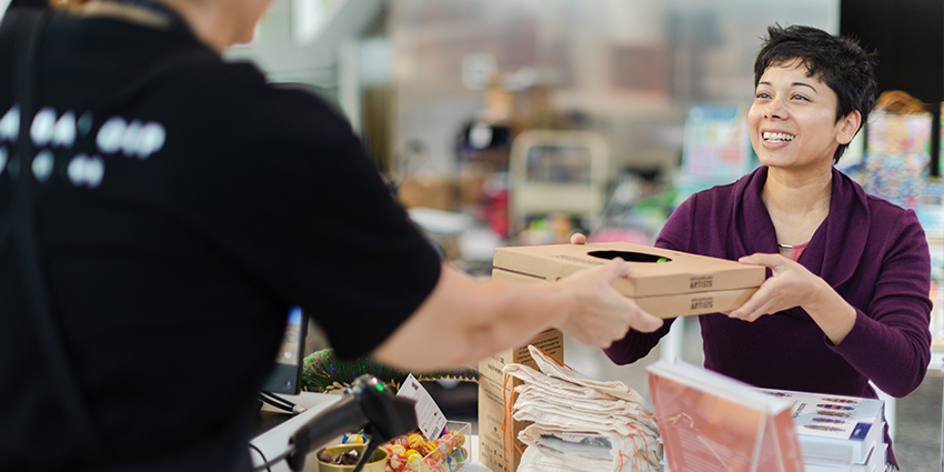 An image of a person shopping