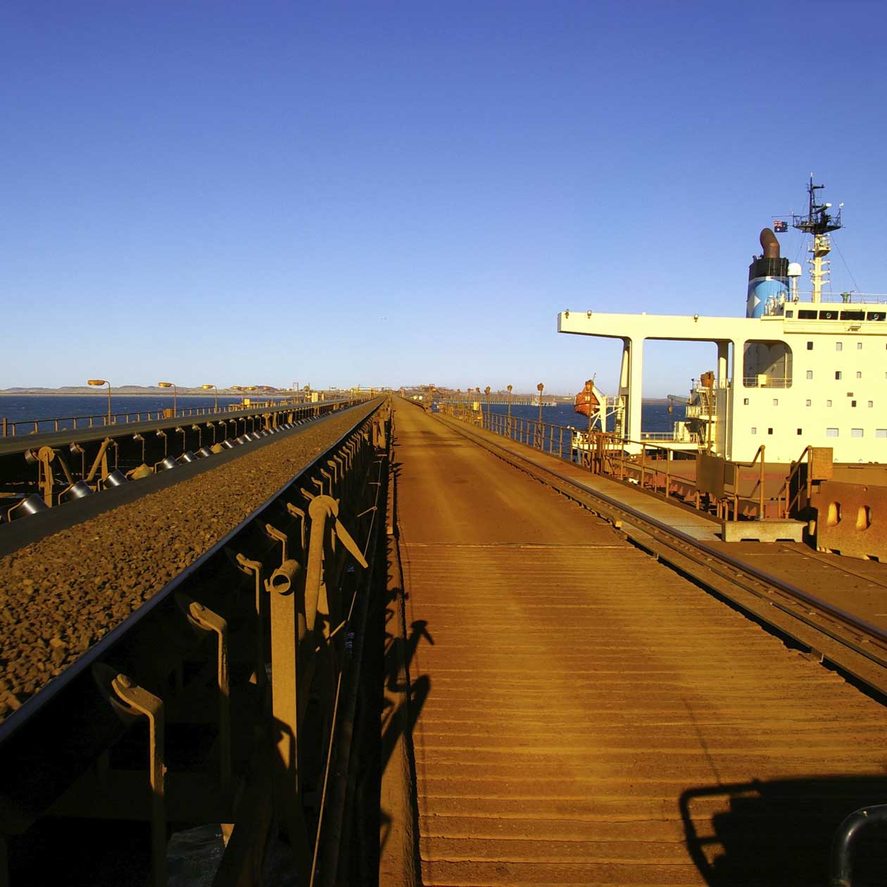 iron ore mine site