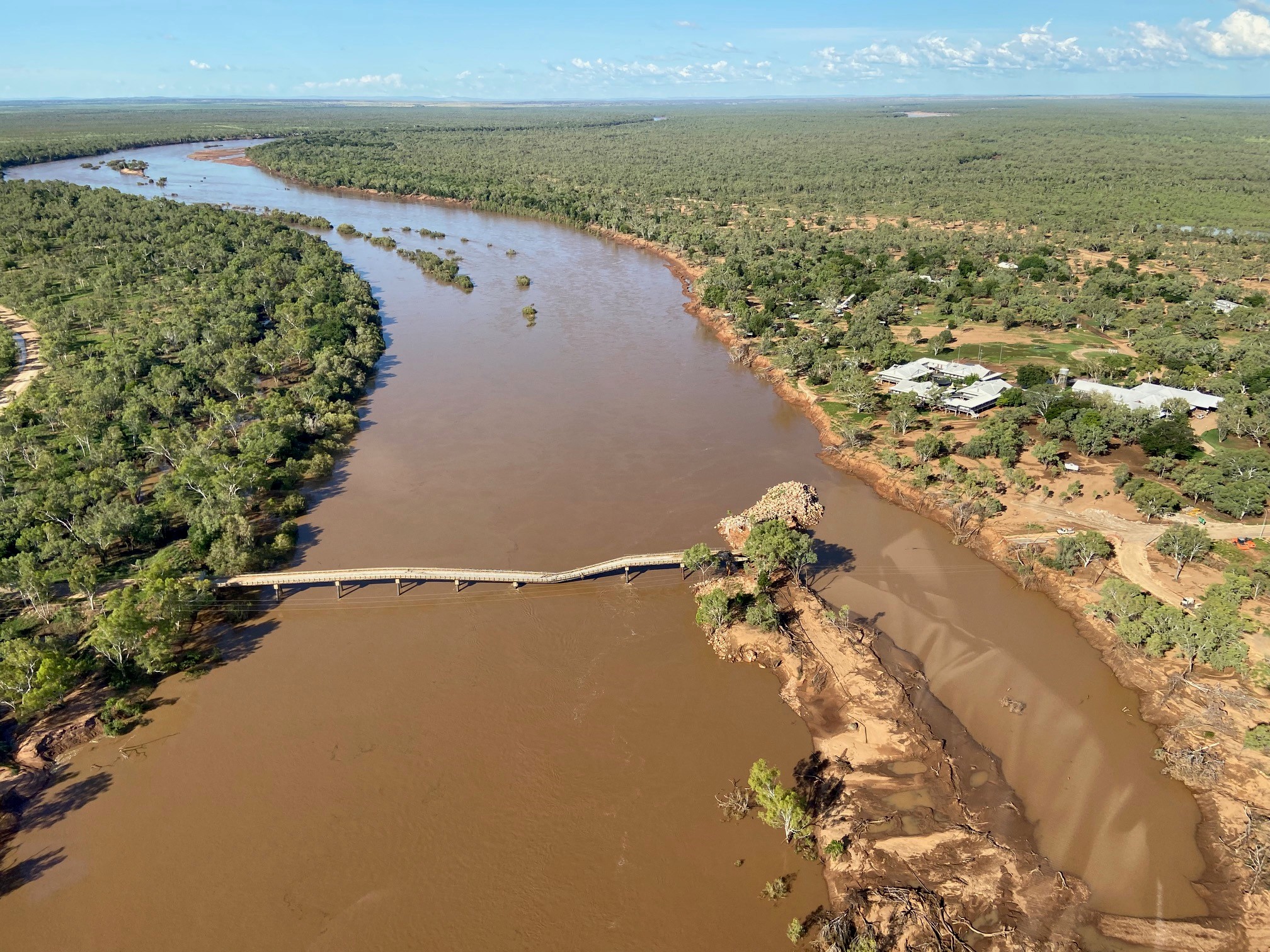 Image of a flooded landscape in the Kimberley region of Western Australia