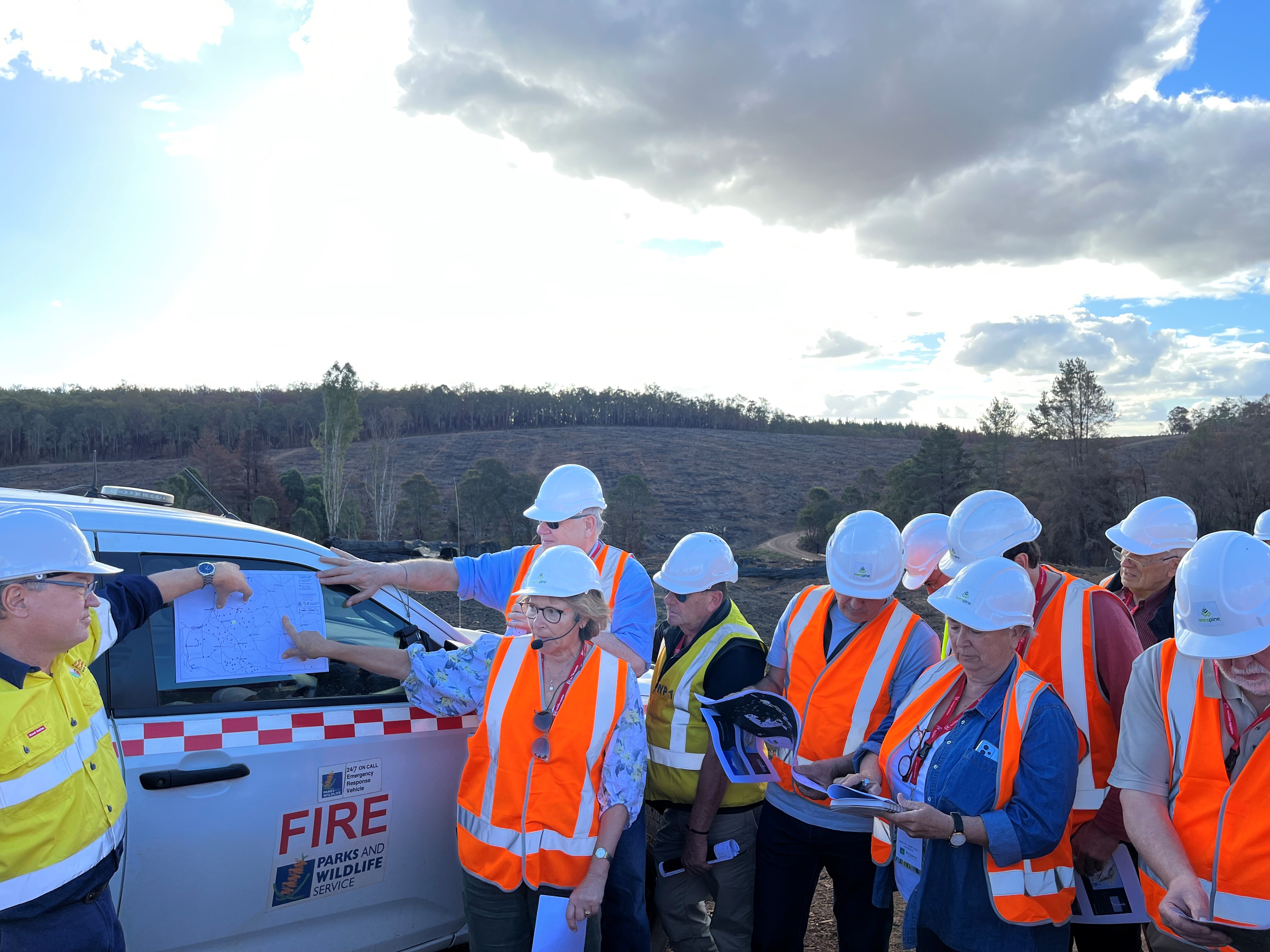 A French delegation of forestry professionals recently visited the eastern states and Western Australia on a study tour.