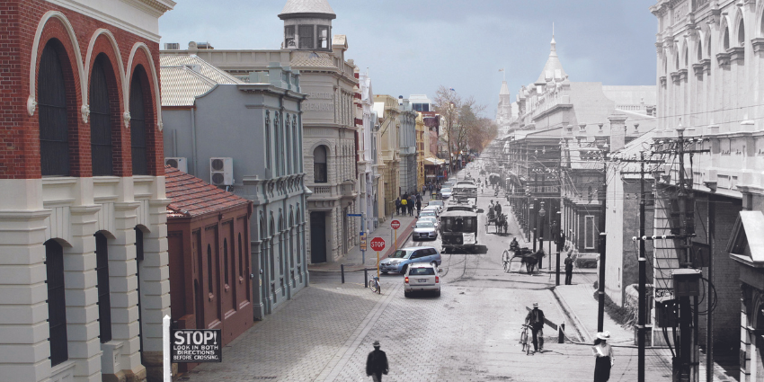 High street old and new