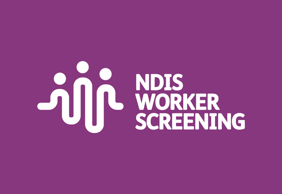 graphic which reads NDIS Worker Screening