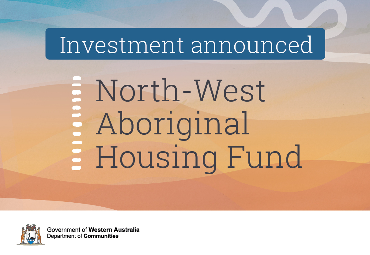 Banner that reads North West Aboriginal Fund investment announced