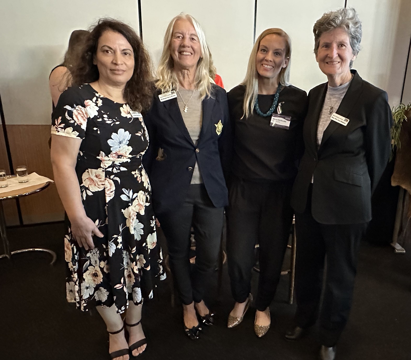 Image of four women at an IWD event