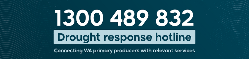 Drought Response Hotline - 1300 489 832