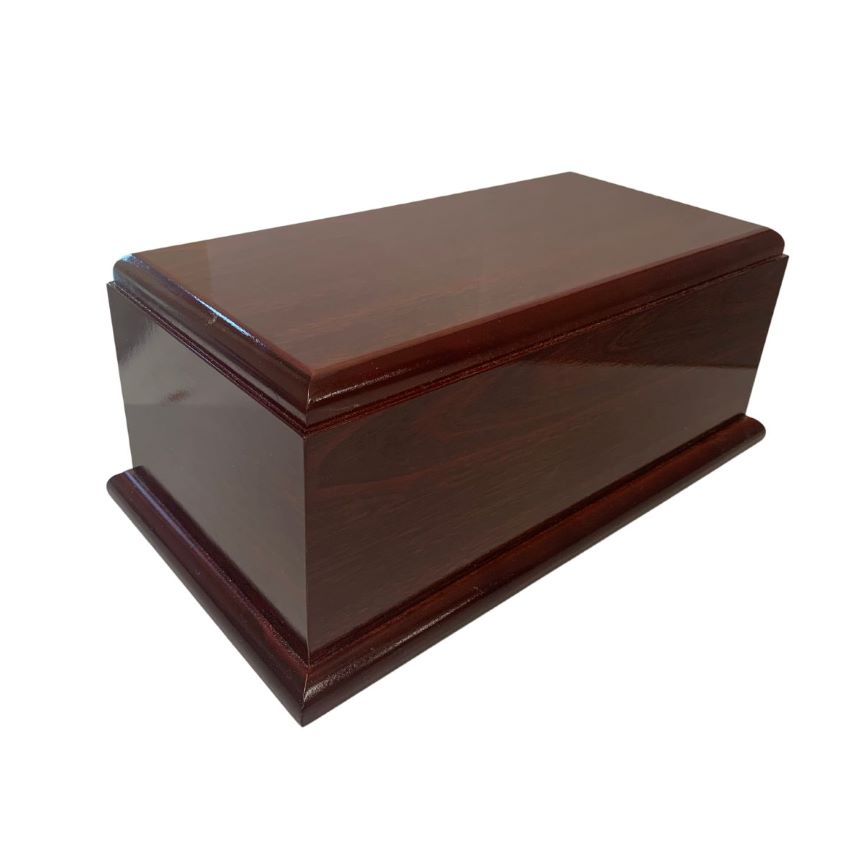 Rosewood wooden urn