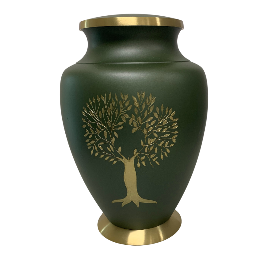 Tree of Life brass urn