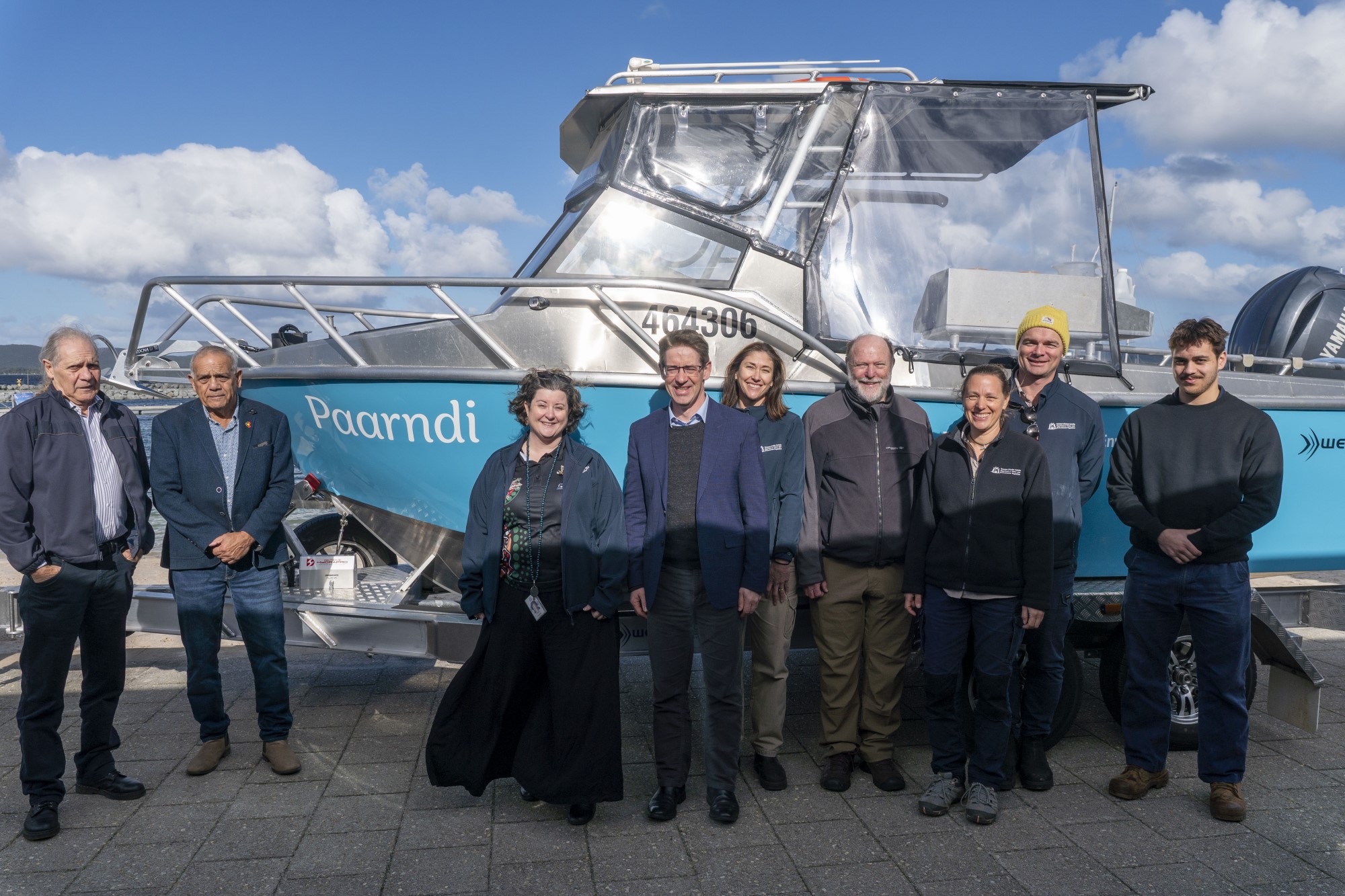 DWER staff at boat launch