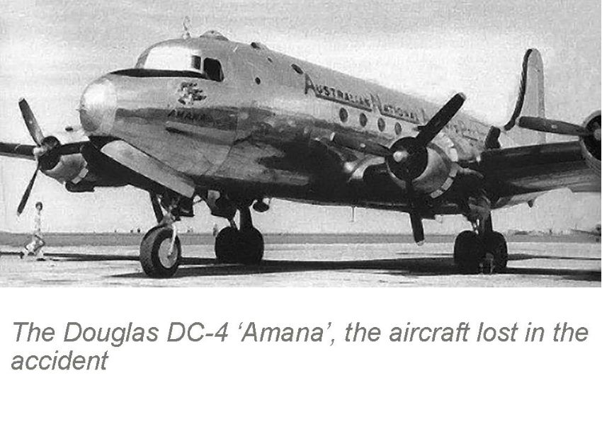 The Amana aircraft involved in the Amana Memorial