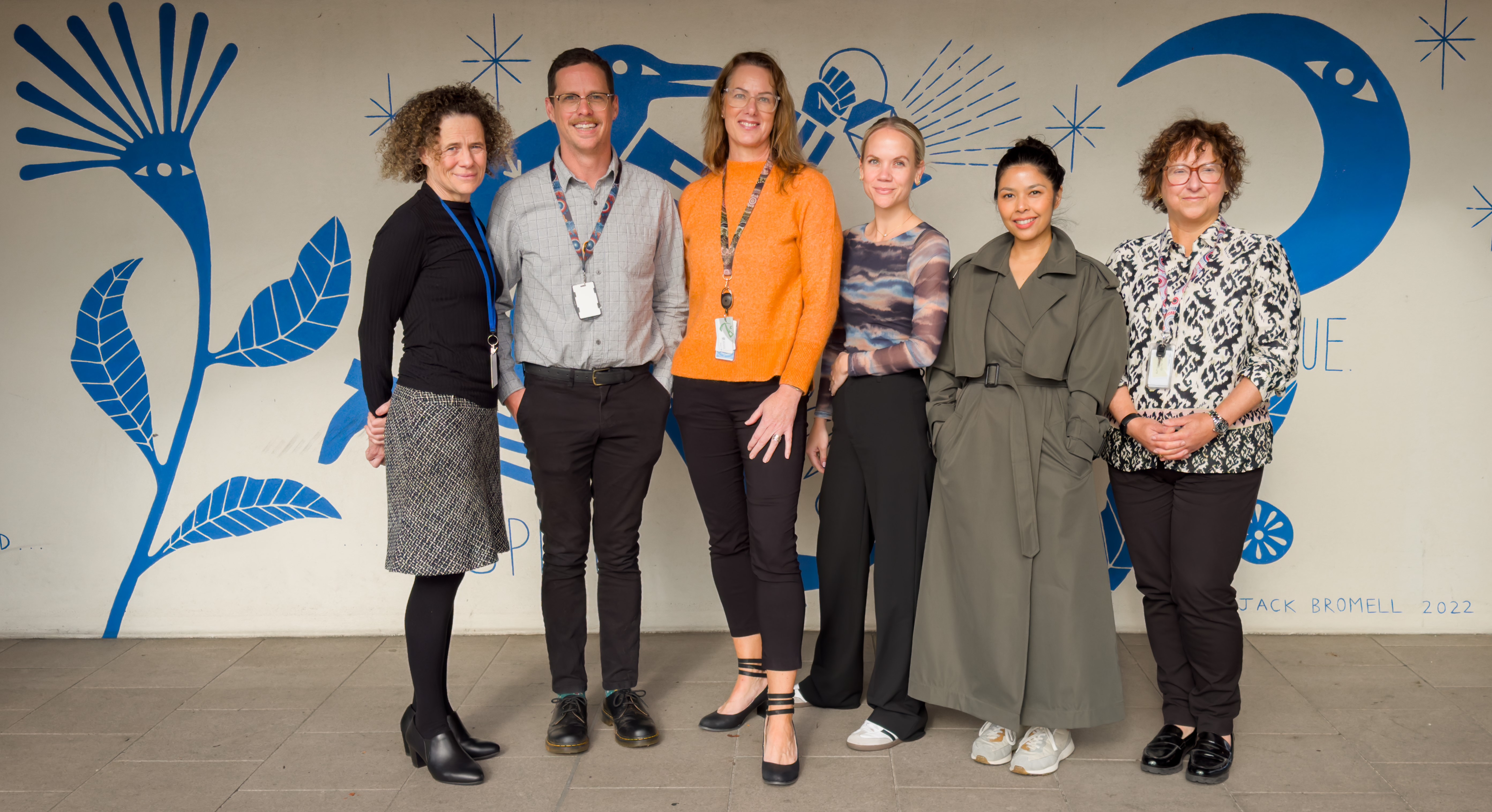 group photo of six Communities staff members from the Office of Homelessness