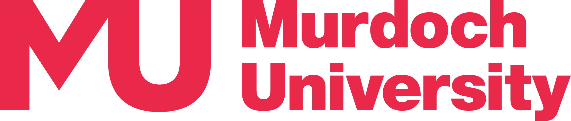 Murdoch University in red font