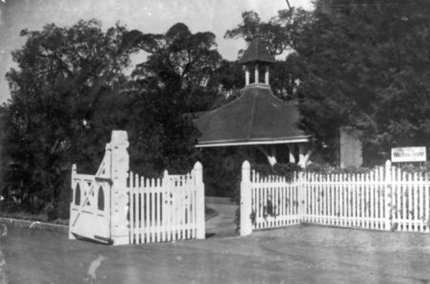 The original Waiting House at Karrakatta Cemetery