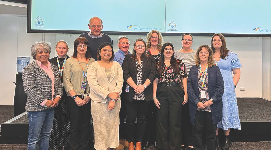 Kayla and DEMIRS officers who attended the contact officer training on 12 September 2024