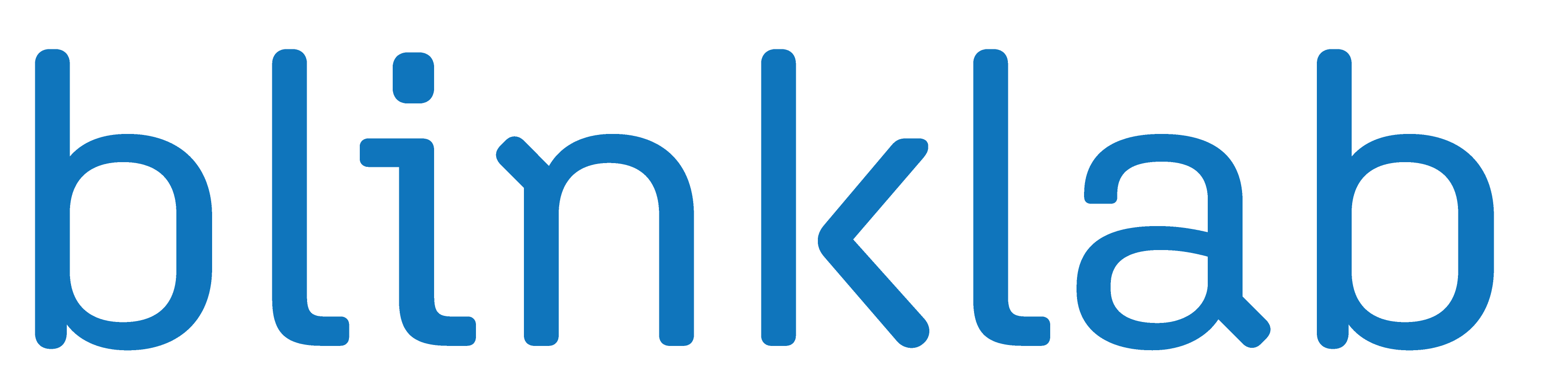 blinklab in blue font