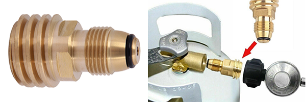 Representation of the prohibited LCC27 adaptor and usage.