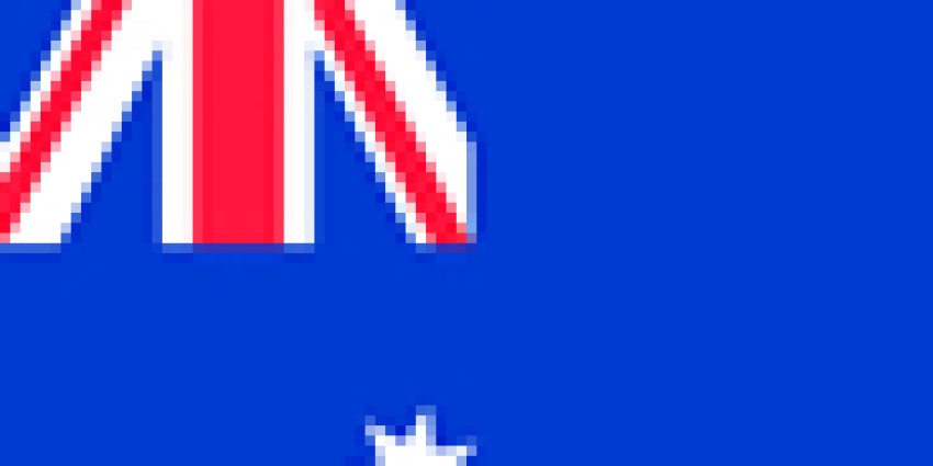 Aust flag position vertical