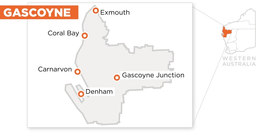 Gascoyne Map