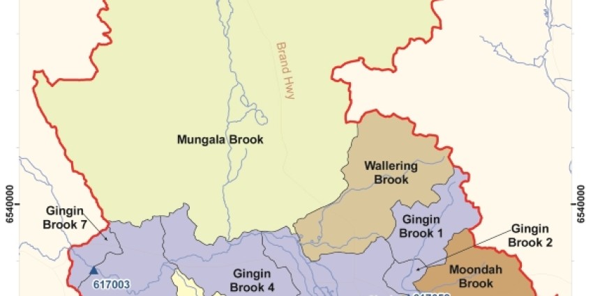 Gingin surface water allocation plan area