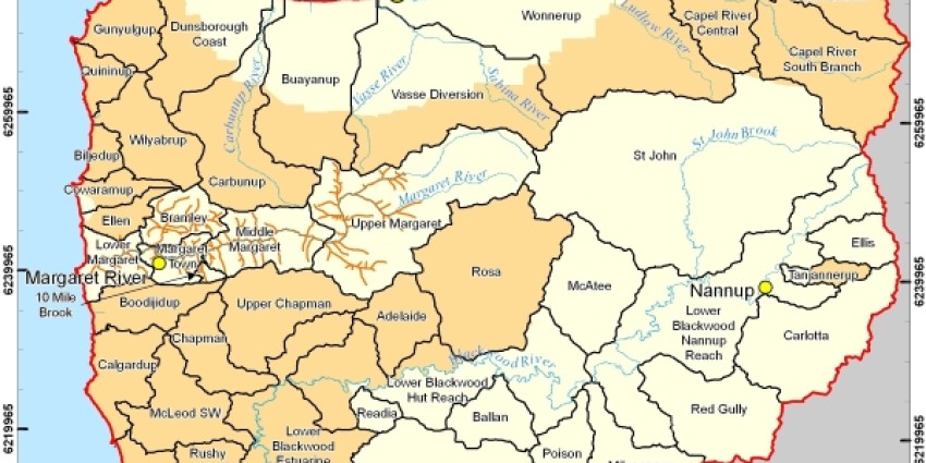 Whicher water allocation plan area