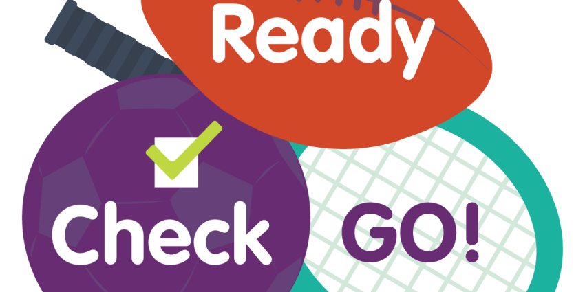 Graphic with words "Ready Check Go"