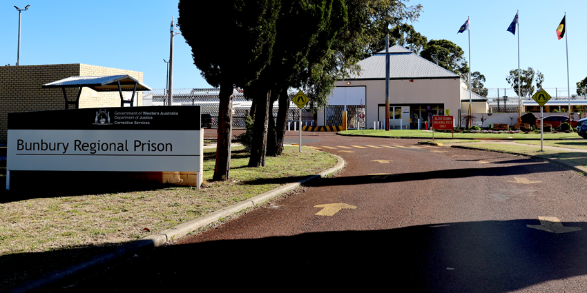 Bunbury Regional Prison entrance