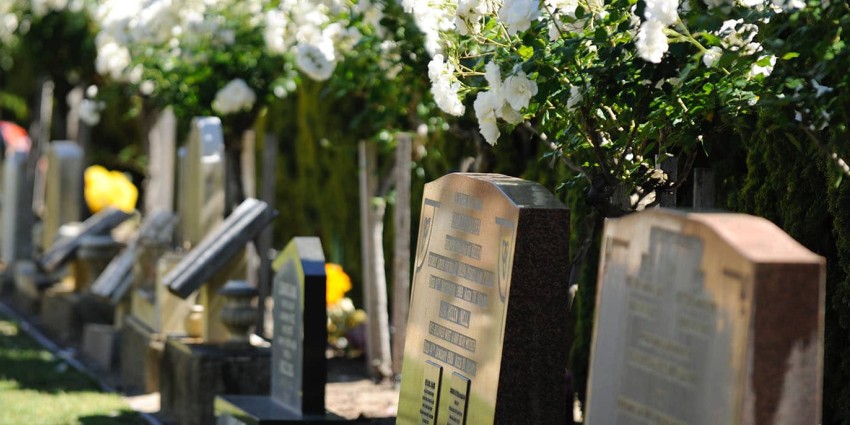 headstones at Karrakatta Cemetery