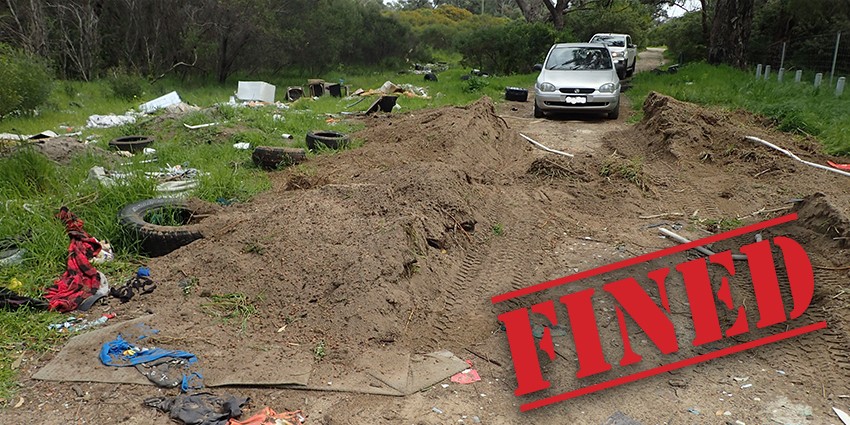 Covert camera catches dirt dumper, resulting in big fines