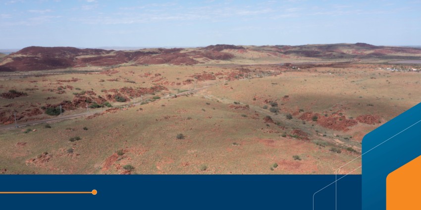 A shot of a vast and arid landscape in Northern WA