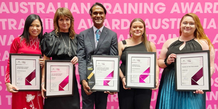 Western Australia wins big at the Australian Training Awards 2024. 