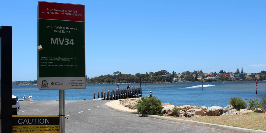 BEN signs are now in parts of the Swan Canning Estuary