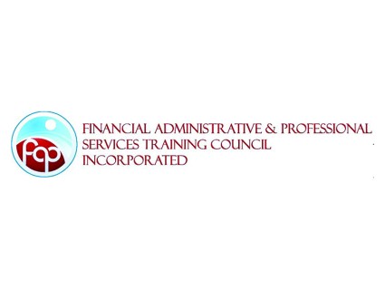 Financial Administrative and Professional Services Training Council logo with a sun in a blue sky and red earth